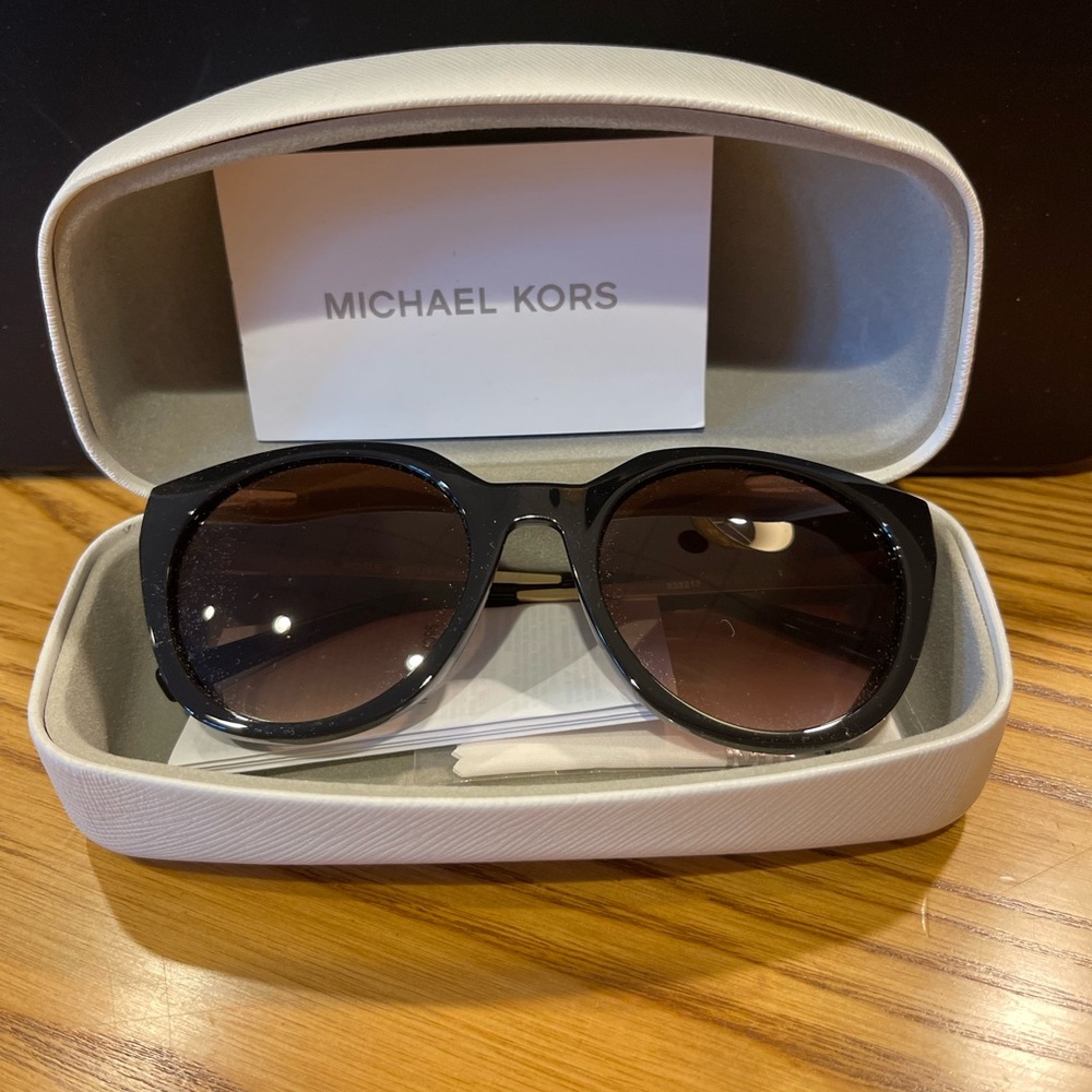 Michael Kors Glossy Black Sunglasses